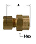 Compression Female Adapter Diagram